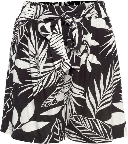 LASCANA Women's Printed Tie Waist Shorts in Saudi Arabia