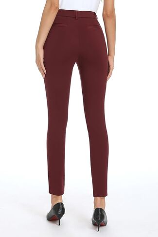 iChosy Women's High Waist Skinny Comfy Stretchy Work Pants with Pockets in Kuwait