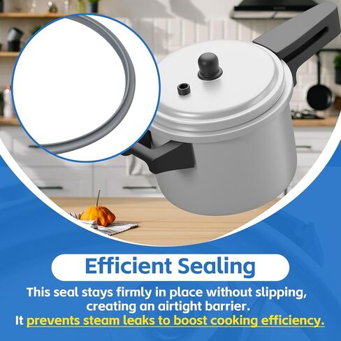 Pressure Cooker Sealing Ring Replace for 6068559990, Pressure Cooker Gasket Replacement Compatible with WMF 4.5-, 6.5- & 8.5-Quart Pressure Cookers, Food-Grade Silicone Gasket in Saudi Arabia