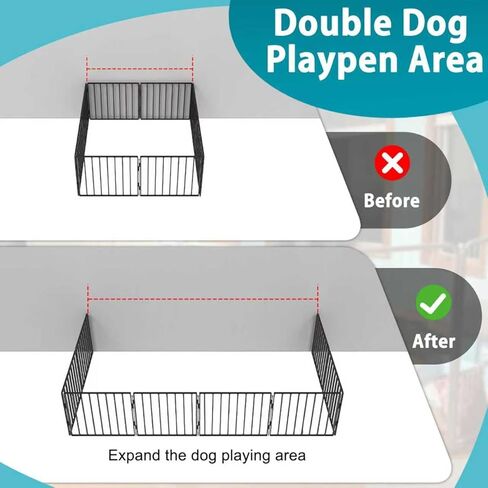 4 Pack Black Fence to Wall Anchor Compatible with FXW Dog Playpen, Dog Playpen Accessory Wall Anchor for Yard Doorways, Hallways, Fireplaces Indoor/Outdoor in Kuwait