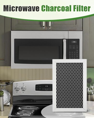 2 Pcs Microwave Grease Filter Fit for GE JVM6175SF1SS, JVM6175SK1SS, JVM6175SK2SS, JVM6175SK3SS in Kuwait