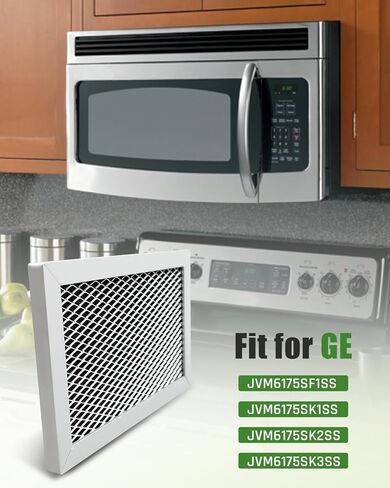 2 Pcs Microwave Grease Filter Fit for GE JVM6175SF1SS, JVM6175SK1SS, JVM6175SK2SS, JVM6175SK3SS in Kuwait