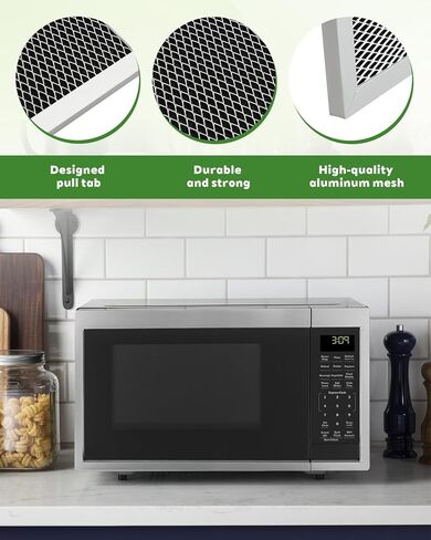 2 Pcs Microwave Grease Filter Fit for GE JVM6175SF1SS, JVM6175SK1SS, JVM6175SK2SS, JVM6175SK3SS in Kuwait