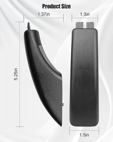 WB07X10034 غطاء نهاية مقبض الفرن مناسب لموقد الفرن الكهربائي العام استبدال AP3623187 242863 AH229187، عبوتان in Saudi Arabia