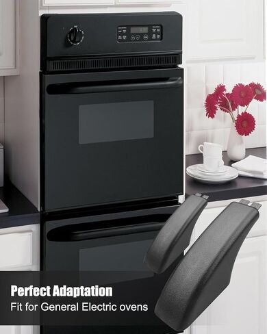 WB07X10034 غطاء نهاية مقبض الفرن مناسب لموقد الفرن الكهربائي العام استبدال AP3623187 242863 AH229187، عبوتان in Saudi Arabia
