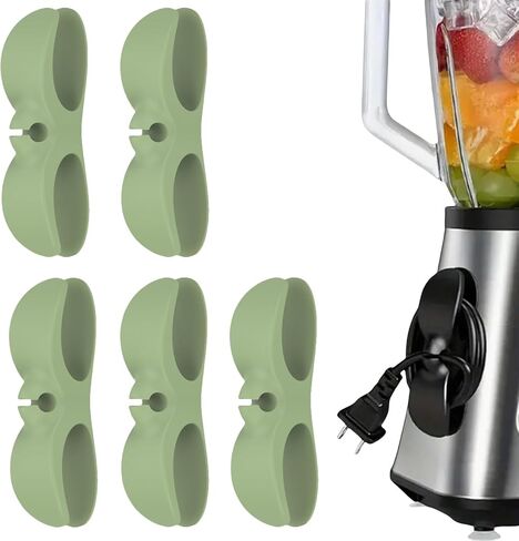 5PCS Cord Organizer For Appliances,Kitchen Appliance Cord Winder Holder, Cable Wrapper Stick Firmly for Coffee Maker Pressure Cooker in Saudi Arabia
