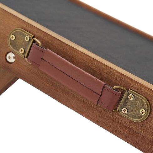 منحدر للكلاب لأريكة السرير - سلالم للحيوانات الأليفة للوصول إلى أريكة السرير بارتفاع 11.8 بوصة - 27.5 بوصة للكلاب الصغيرة أو الكبيرة التي يصل وزنها إلى 200 رطل، خطوات منحدر خشبي قابل للتعديل للكلاب قابل للطي ومحمول، سجادة مضادة للانزلاق (M-طبيعي) in Kuwait