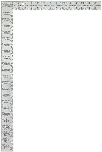 IRWIN Tools Framing Square, Aluminum, 16-Inch by 24-Inch (1794448),Silver in Saudi Arabia