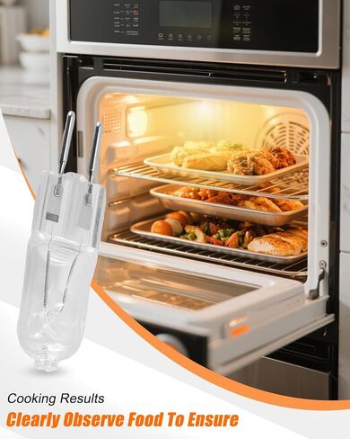 WB02X35488 Microwave Halogen Light Bulb Fit for GE Oven, 130V 50W Microwave Oven Halogen Lamp 4 Pack in Saudi Arabia