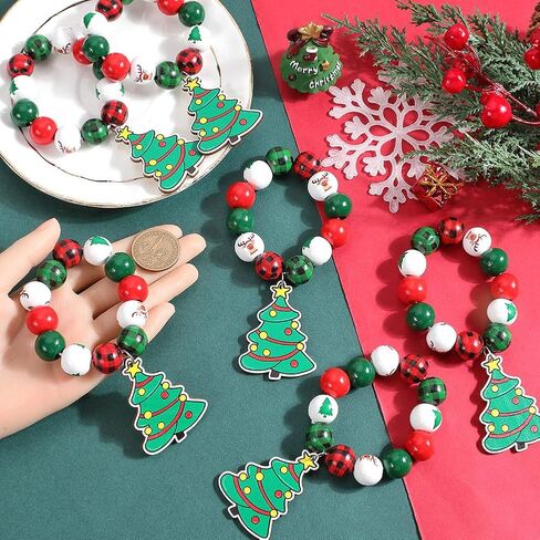 Sunnyclue 6 مجموعات الخشب خاتم من المنديل الخشب من منديل الخشب خاتم مناديل من المنديل الخارجة خاتم أحمر الأزرق 4 يوليو من الخرز الخشبي الوطني الخشبي خواتم يوم عشاء المنزل ديكور حفل العطلة in Saudi Arabia