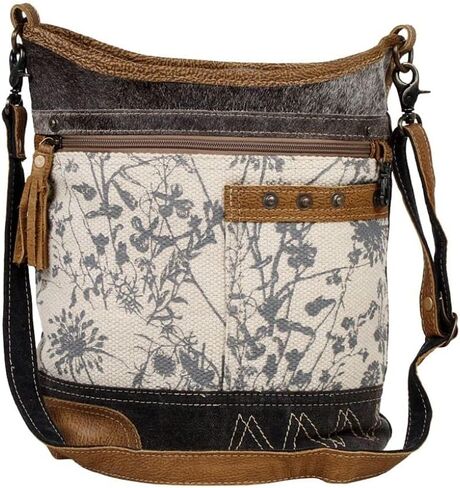 حقيبة Myra Bag Dainty Delight Small & Cross Body Bag مطورة من القماش والجلد S-2567, متعدد الألوان, One Size in Saudi Arabia