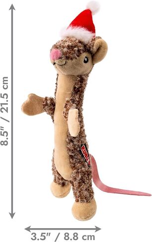 KONG Christmas Holiday Cat Toy – Assorted Toy for Batting, Pouncing & Interactive Play (Luvs Mouse) in Saudi Arabia