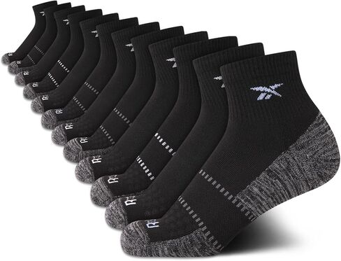 Reebok Women's Socks - 12 Pack Athletic Quarter Crew Socks in Kuwait