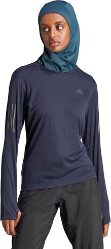 تيشيرت Own The Run بأكمام طويلة للسيدات من أديداس in Saudi Arabia