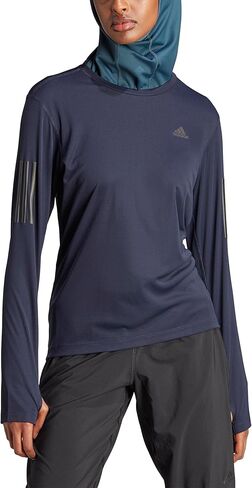 تيشيرت Own The Run بأكمام طويلة للسيدات من أديداس in Saudi Arabia