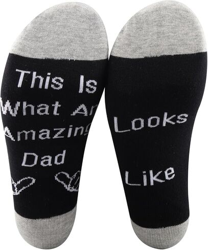 PXTIDY 2 Pairs Funny Uncle Socks This Is What An Awesome Uncle Looks Like Socks for Uncle in Kuwait