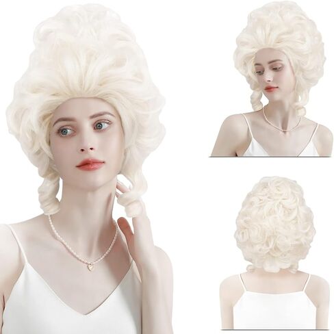 IEBIYO Black Finger Wave Wig Lady 1920s Black Wig Vintage Women Costume Synthetic Hair Halloween Cosplay Party Wig (Black) in Kuwait