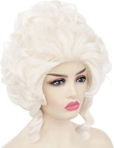 IEBIYO Black Finger Wave Wig Lady 1920s Black Wig Vintage Women Costume Synthetic Hair Halloween Cosplay Party Wig (Black) in Kuwait