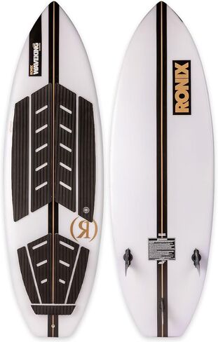 Ronix Flyweight - Wave King Surfer - White/Black/Gold Wakesurf Board in Saudi Arabia