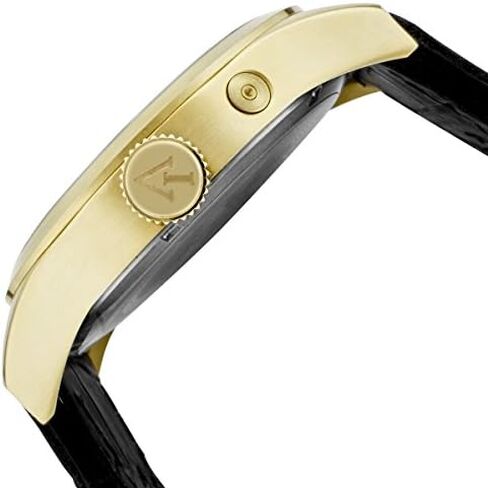 Invicta Men's 0764 I-Force Stainless Steel Watch with Black Leather Band in Saudi Arabia