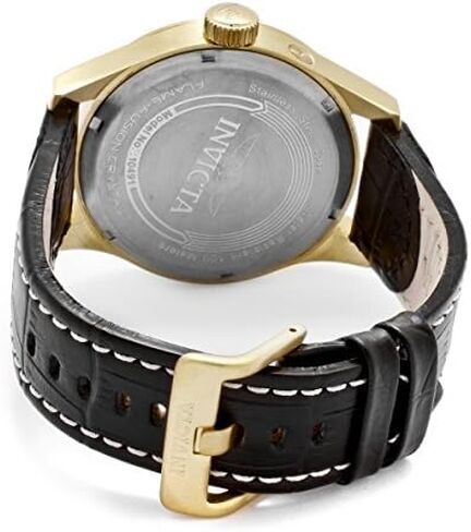 Invicta Men's 0764 I-Force Stainless Steel Watch with Black Leather Band in Saudi Arabia