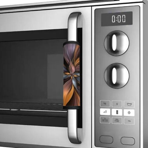 Refrigerator Microwave Handle Covers Set of 4, Art Sunflower Butterfly Print Indoor Kitchen Decorations Anti-Skid Scratchproof Protective Covers for Oven Dishwasher Cabinet Handles in Saudi Arabia