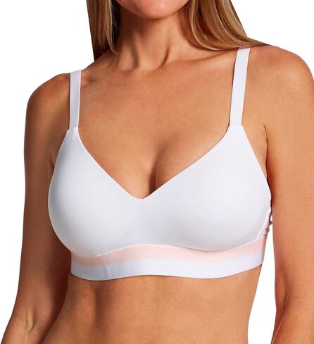 تي شيرت نسائي من Hanes حمالة صدر لاسلكية، مقاس ComfortFlex، ناعم صديق للبيئة، مقاسات S-2x+ in Kuwait