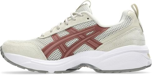 ASICS Women's GEL-1090v2 Sportstyle Sneaker, 6, Cream/Cement Grey in Saudi Arabia