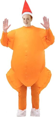 SYIIMG Pumpkin Inflatable Costume Pumpkin Costume Blow Up Suit for Men in Kuwait