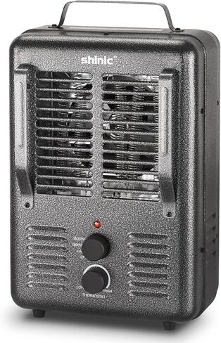 Shinic Portable Space Heaters for Indoor Use,1500W Electric Heater for Bedroom and Office, Ceramic Space Heater with Thermostat, Tip-Over and Overheat Protection, 1s Fast Heat,1500W/750W/Fan in Saudi Arabia