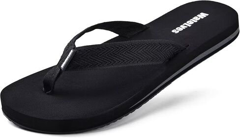 WateLves Womens-Flip-Flops-Thong-Sandals-Beach-Shoes خفيفة ومريحة لقضاء العطلات والحمام in Kuwait