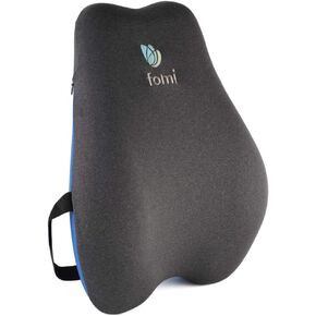 FOMI Extra High Back Lumbar Support Pillow | Thick Thoracic Foam Pad for Car, Home, Office, Gaming Chair, Wheelchair, Recliner | Sciatica, Tailbone Pain Relief | Upper Lower Backrest, Posture Aid