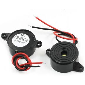 uxcell 2Pcs DC 6-15V HYD-2312 Active Electronic Alarm Buzzer Sounder