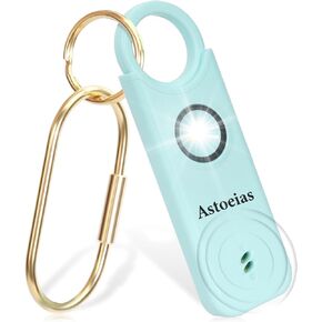 Personal Safety Alarm for Women - Personal Alarm for Women - 135 dB Siren LED Strobe Light Personal Emergency Security Safe Devices Key Chain Alarms for Women Kids Elderly (Purple)