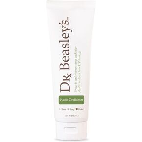 Dr. Beasley's Plastic Conditioner - 8 oz., Restores Color and Moisture, Shields Against UV Damage, Works on Any Interior Plastic Surface