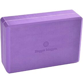 Hugger Mugger 3 in. Foam Yoga Block - Beveled Edges for Comfort, Dense but Lightweight EVA Foam, Reliable Support, Narrower Profile