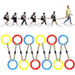 Pacify 12PCS Walking Rope for Preschool Detachable Toddlers Walking Rope with Lock Handle Toddler Leash Wrist to Wrist