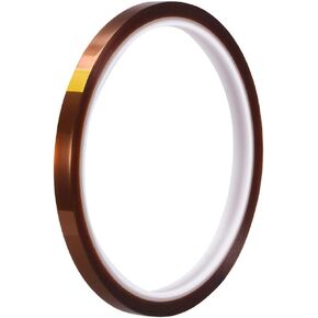 uxcell Heat Resistant Tape - High Temperature Heat Transfer Tape Polyimide Film Adhesive Tape 55mm x 27m(88ft)