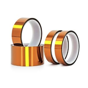 QRITY 1 Roll Heat Resistant Tape, 20mm x 33m HighTemperature and Heat Tape, Polyimide Heat Resistant Tape, for Soldering, 3D Printer Application