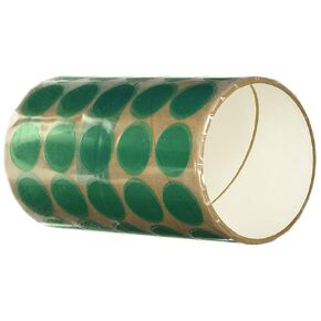 3M 8992 Green Polyester Film Tape, 0.375" Diameter Circles (Pack of 250)