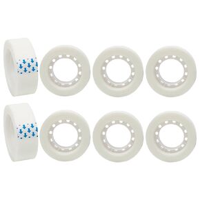 Ykimok 8 Rolls Ultra Easy-Tear Invisible Matte Tape Refills for Dispenser, 0.7-Inch Wide, 27.3 Yards Long, Perfect for Gift Wrapping, Crafts, Home, School, Office.