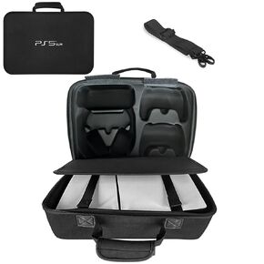 Volicrt PS5 Slim Case Hard Shell,Carrying Case Compatible with PS5 Slim New Model, PlayStation Slim Travel Case Hard Shell