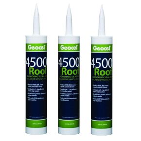 GEOCEL GC55103 4500 Roof Bonding Sealant, 10.1 Ounce Cartridge, Black (3)