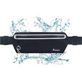 Slim Running Belt Fanny Pack Women Men,Runners Phone Holder Waist Bag,Run Pouch Waist Belt for Workout Jogging,Travel Money Belt Running Gift Gear Accessories.