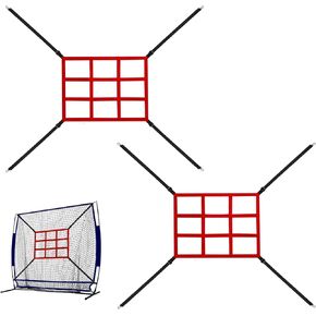 Baseball Softball Strike Zone Target: 2 pcs Pitching Target net Practice Accuracy Training Throwing for Hitting Batting Catching