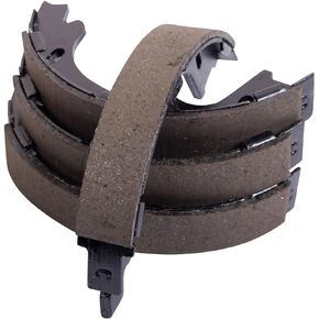 TRQ Rear Parking Brake Shoe Set Compatible with 2009-2011 Hyundai Elantra 2010-2015 Tucson