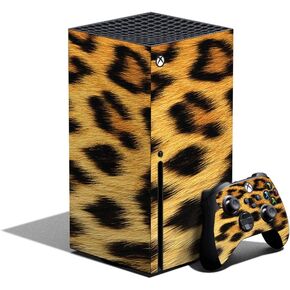 MightySkins Skin Compatible with Xbox Series X Bundle - Cheetah | Protective, Durable, and Unique Vinyl Decal wrap Cover | Easy to Apply, Remove, and Change Styles | Made in The USA