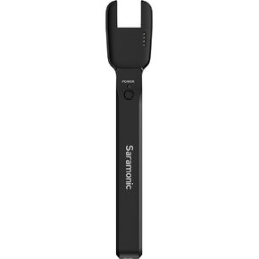 Saramonic Handheld Transmitter Holder for Blink 500 Pro TX Transmitters with Foam Windscreen and Built-in 1100mAh Battery/Charger (Blink 500 Pro HM)
