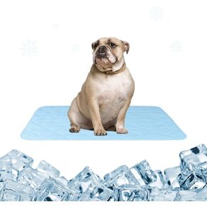 SHIAOMIN الكلب الذاتي التبريد حصيرة السرير بطانية الصيف الحرير الجليد القط وسادة الحيوانات الأليفة مقعد السيارة العالمي وغطاء أريكة النوم وPicinc حصيرة في الهواء الطلق، للحيوانات الأليفة الصغيرة والمتوسطة وأصحاب (متوسطة 28 "× 40") in Kuwait