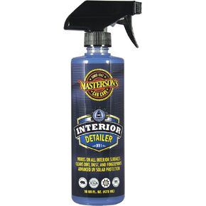 MASTERSON'S CAR CARE MCC_118_16 Interior Detailer and Protectant - Works On Dashboards, Screens, Navigation, Doors Panels, Cup Holders - Solar Protection Formula (16 oz)